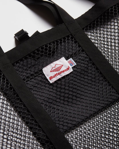 Mesh Tote / Black x Black