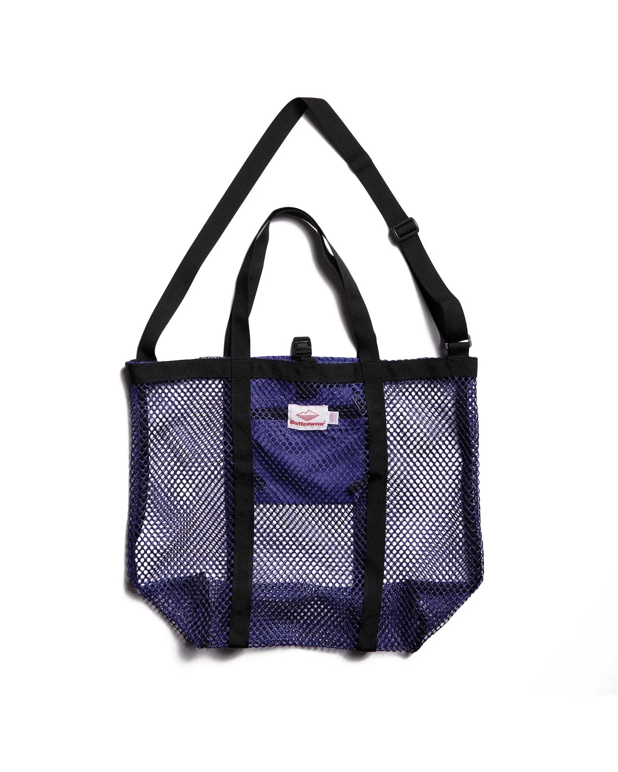 Mesh Tote / Purple x Black – JAPAN Battenwear