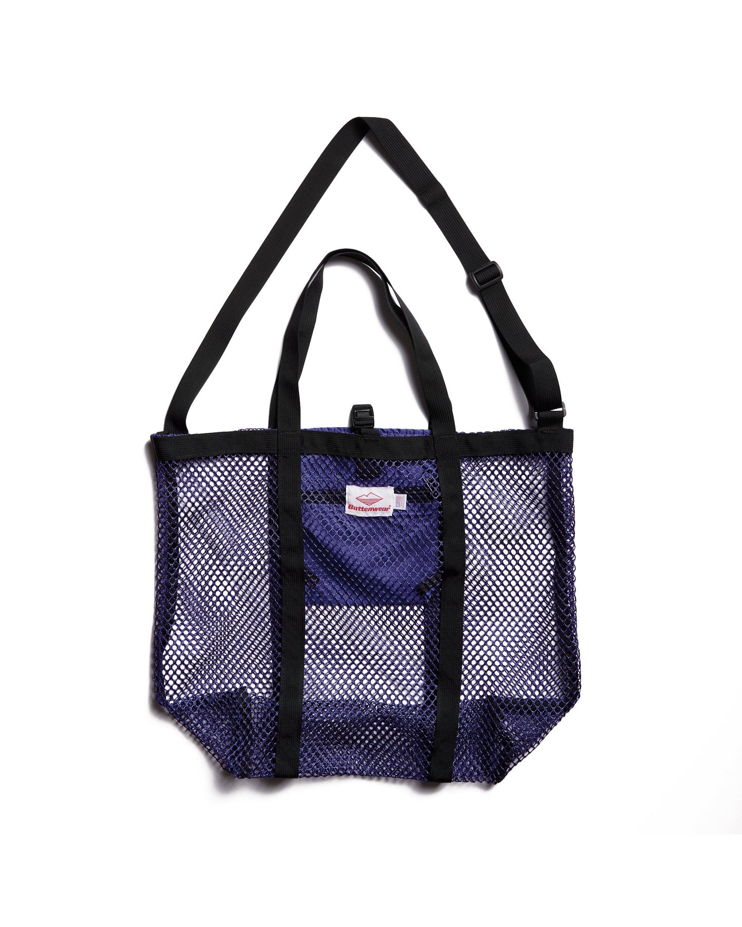 Mesh Tote / Purple x Black