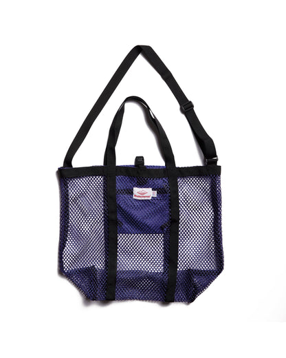 Mesh Tote / Purple x Black
