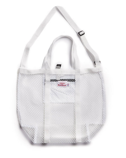 SS27 - Mesh Tote - White _ White