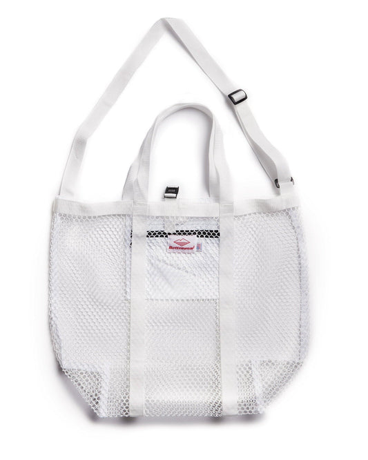 SS27 - Mesh Tote - White _ White