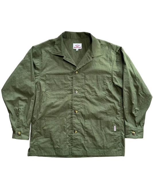 SS27 - Canyon Shirt Jacket -Military Green Typewriter