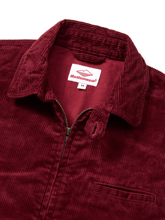 Wander Jacket (Lined) / Burgundy Corduroy
