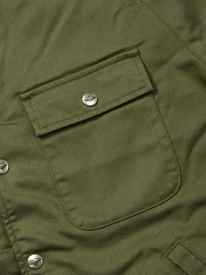 Beach Breaker (Lined) / Olive NYCO Back Sateen