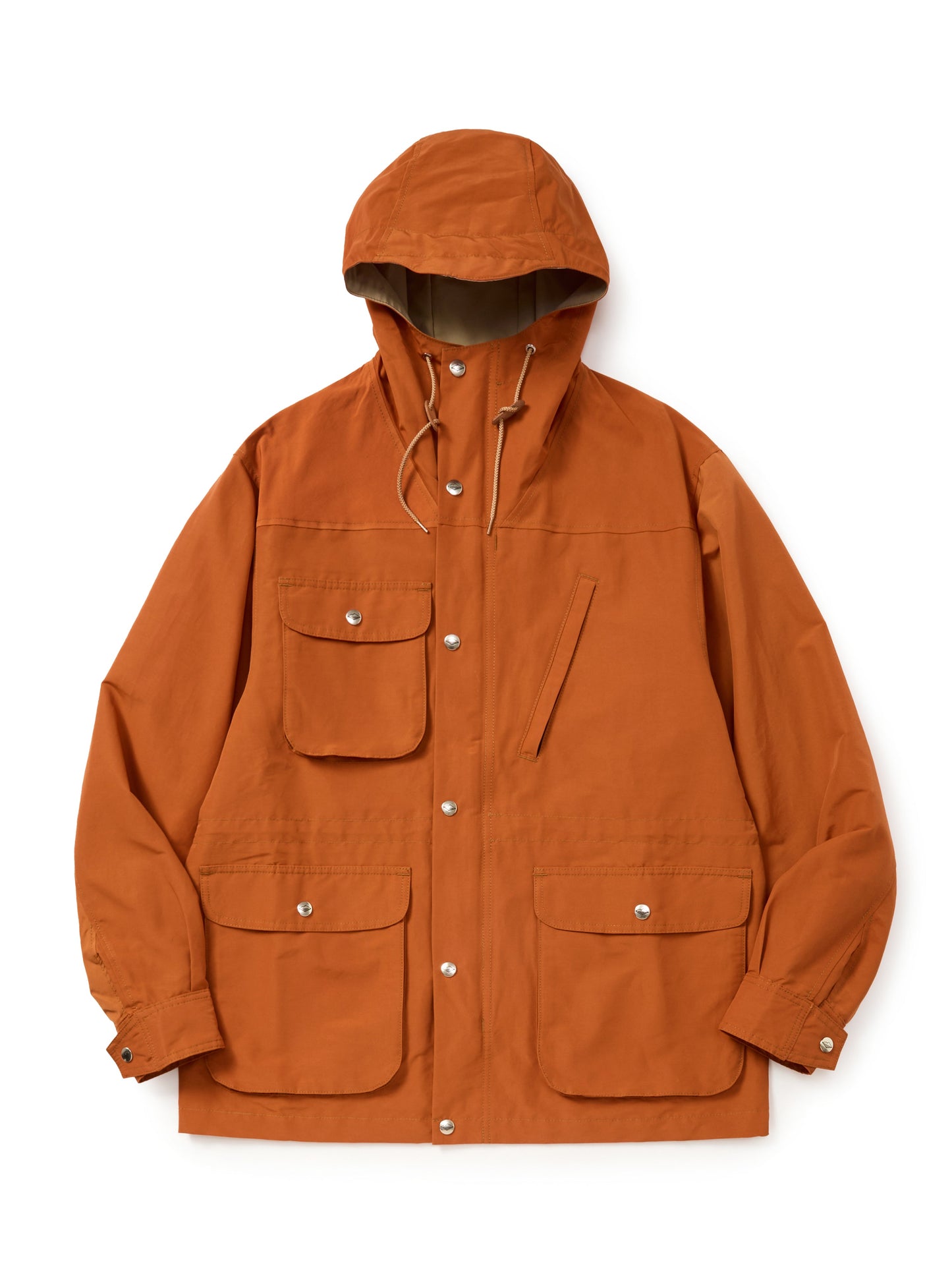Travel Shell Parka V.3 / Orange x Light Beige