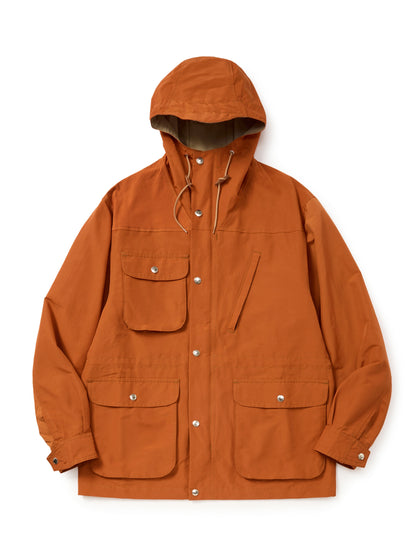 Travel Shell Parka V.3 / Orange x Light Beige