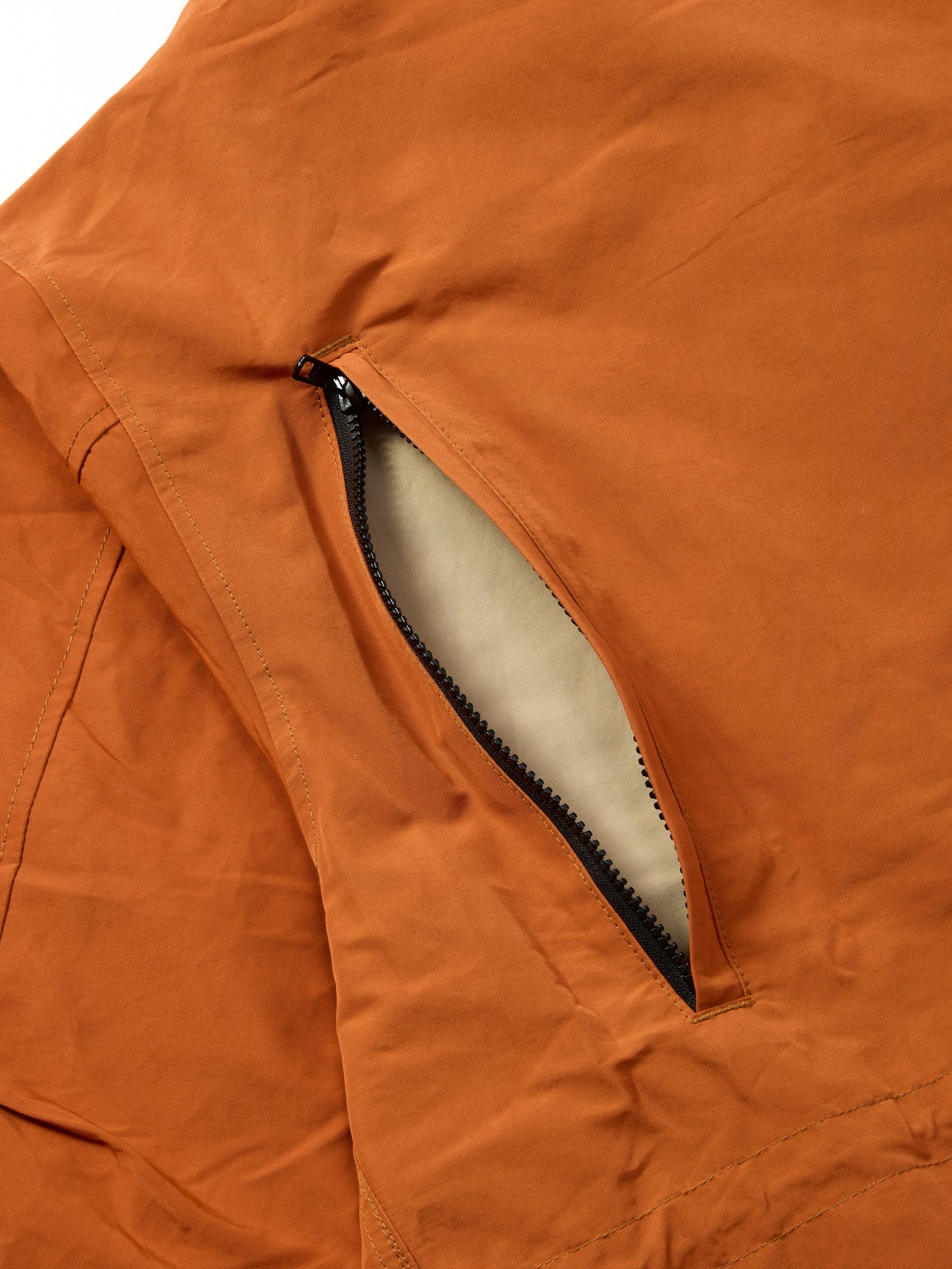 Travel Shell Parka V.3 / Orange x Light Beige