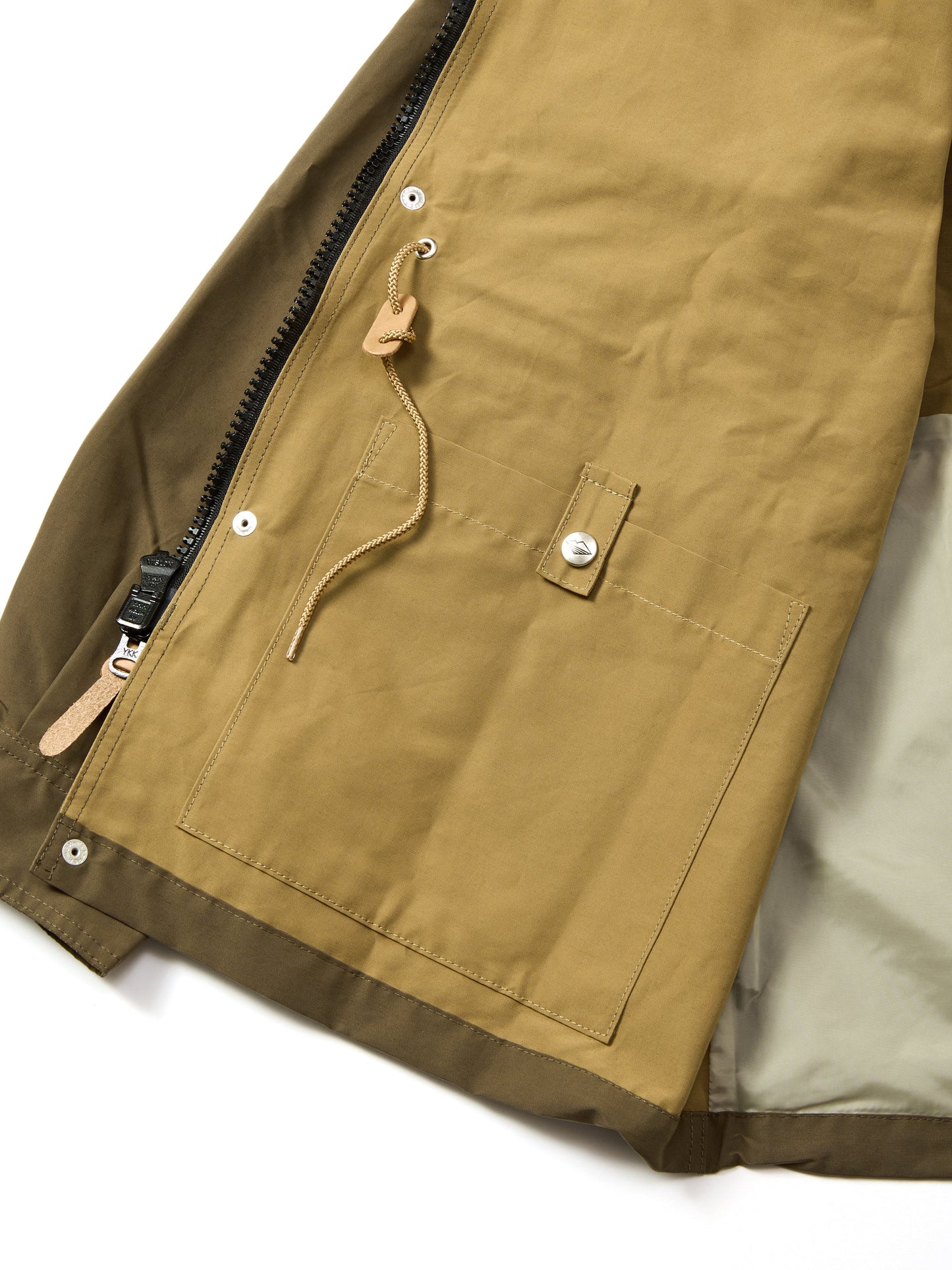 Travel Shell Parka V.3 - Olive x Beige