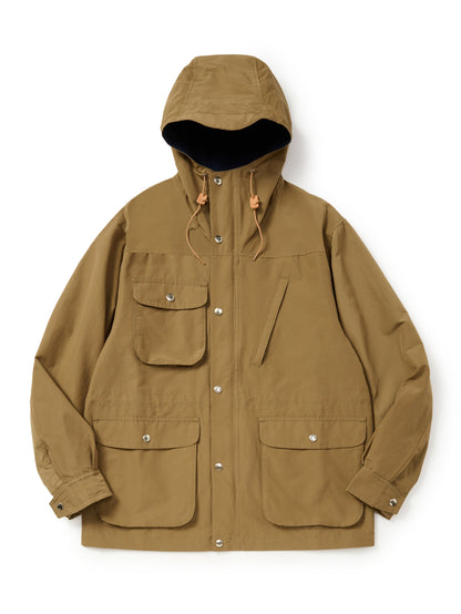 Travel Shell Parka V.3 / Beige x Navy