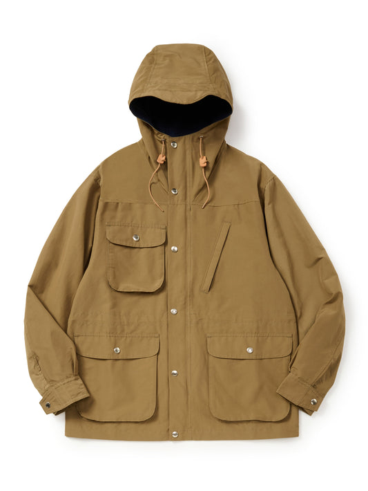 Travel Shell Parka V.3 / Beige x Navy