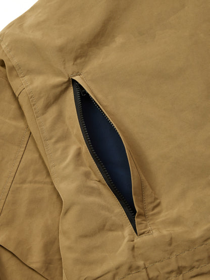 Travel Shell Parka V.3 / Beige x Navy