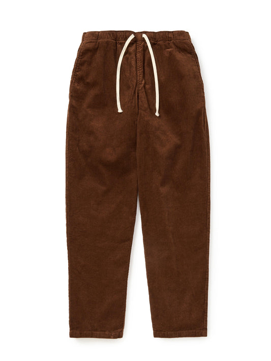 Active Lazy  Pants - Brown Corduroy
