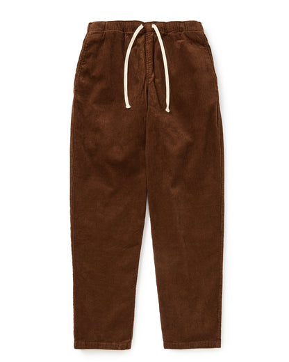 Active Lazy  Pants - Brown Corduroy