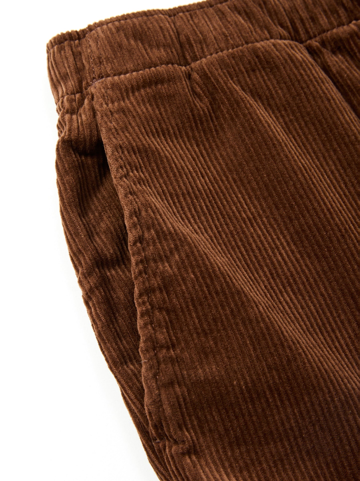 Active Lazy  Pants - Brown Corduroy