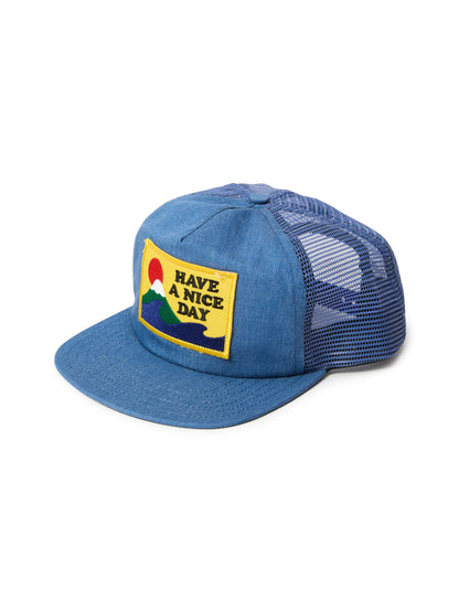 HAND Club Cap (Mesh Back) / Postal Blue