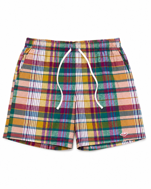 SS27 - Active Lazy Shorts - Pink Plaid