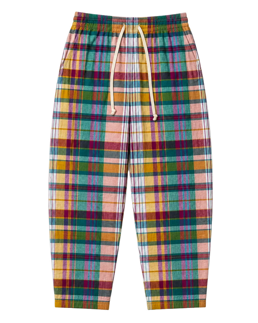 SS27 - Active Lazy Pants - Pink Plaid