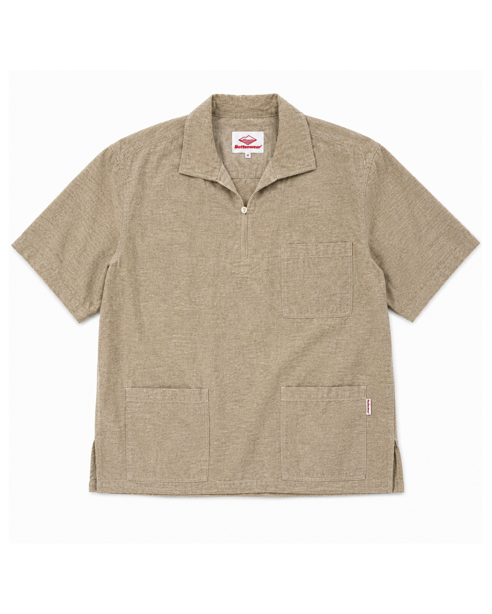 Topanga Pullover - Beige Chambray