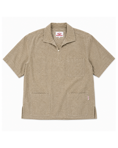 Topanga Pullover - Beige Chambray
