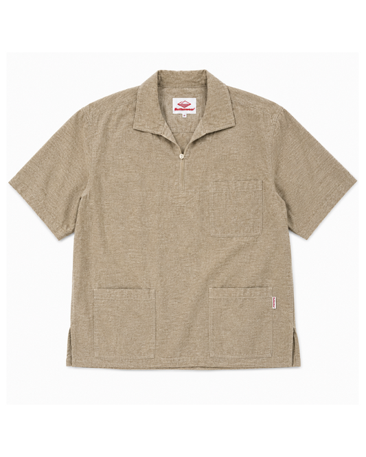 SS27 - Topanga Pullover - Beige Chambray