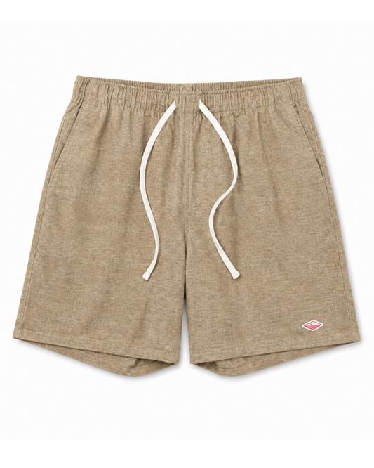 SS27 - Active Lazy Shorts - Beige Chambray