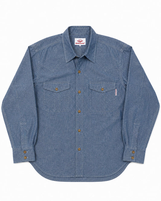 SS27 - Eastern Shirt - Blue Chambray