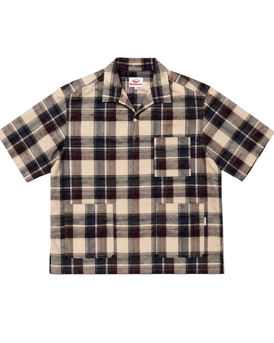Topanga Pullover - Brown Plaid