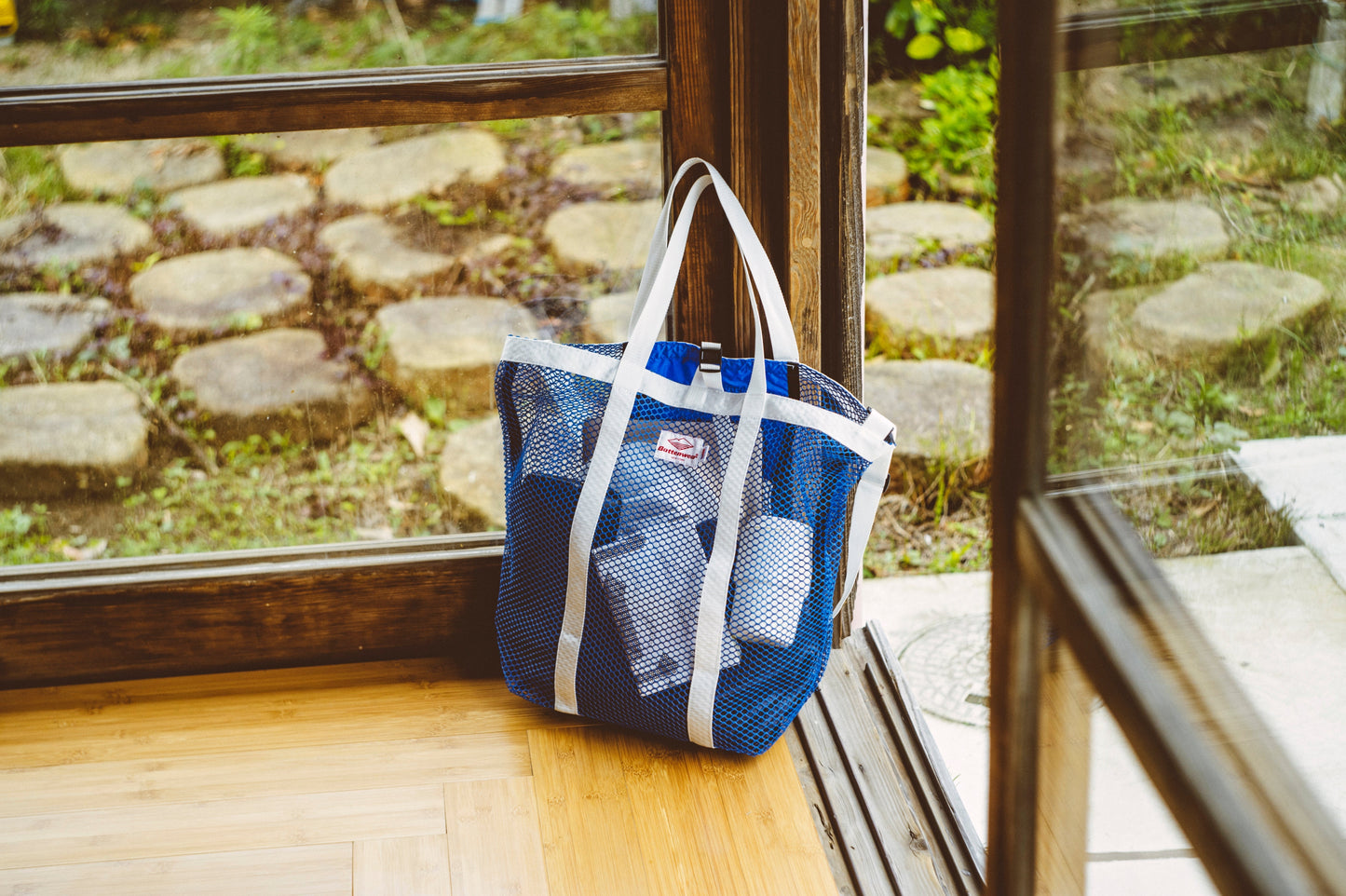 Mesh Tote / Black x Black