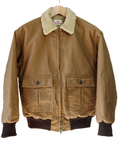 Shearling Flyer Jacket - Mocha Moleskin