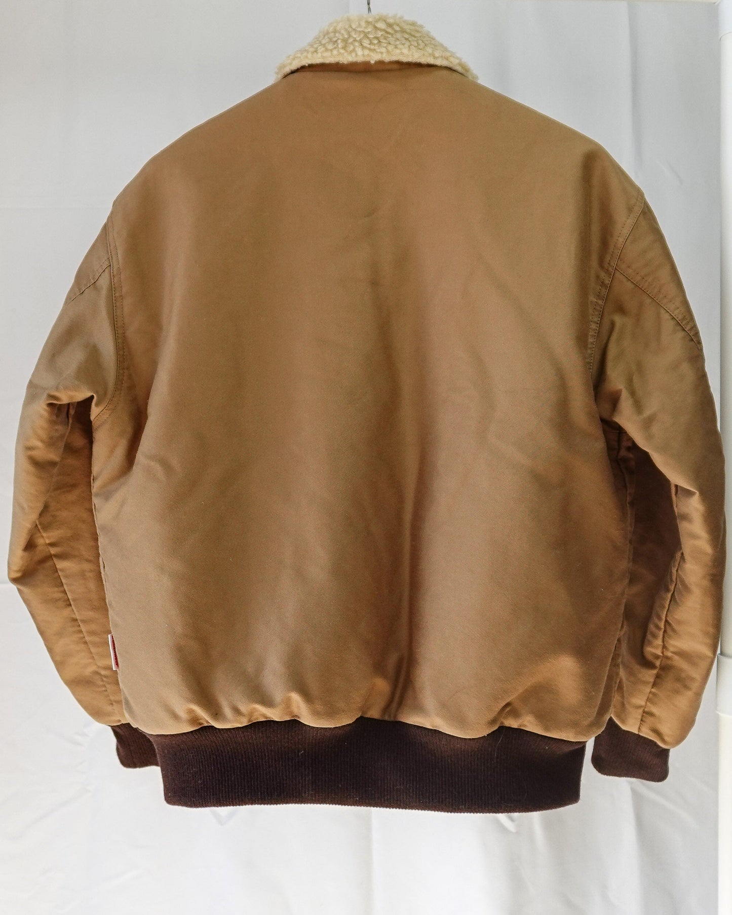 Shearling Flyer Jacket - Mocha Moleskin