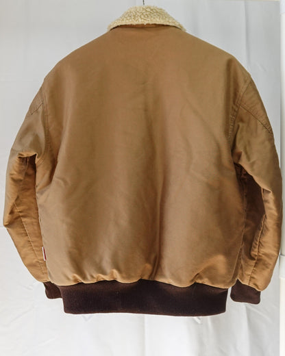 Shearling Flyer Jacket - Mocha Moleskin