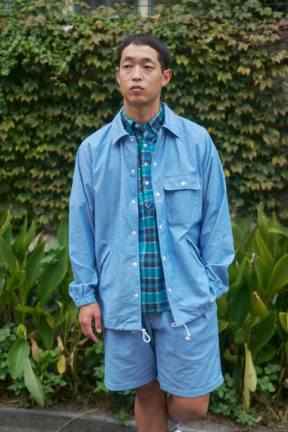 Beach Breaker - Khaki Green Dungaree