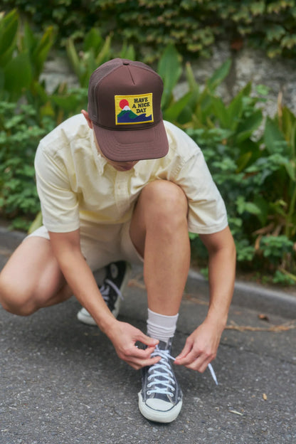 H.A.N.D. Trucker Hat - Brown