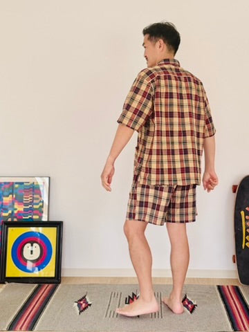Topanga Pullover - Brown Plaid