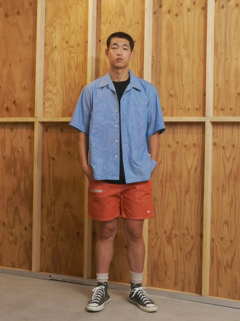 Five Pocket Island Shirt - Blue Dungaree