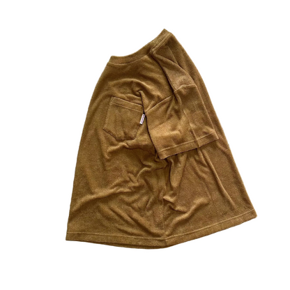 Beach Tee-Brown Terry