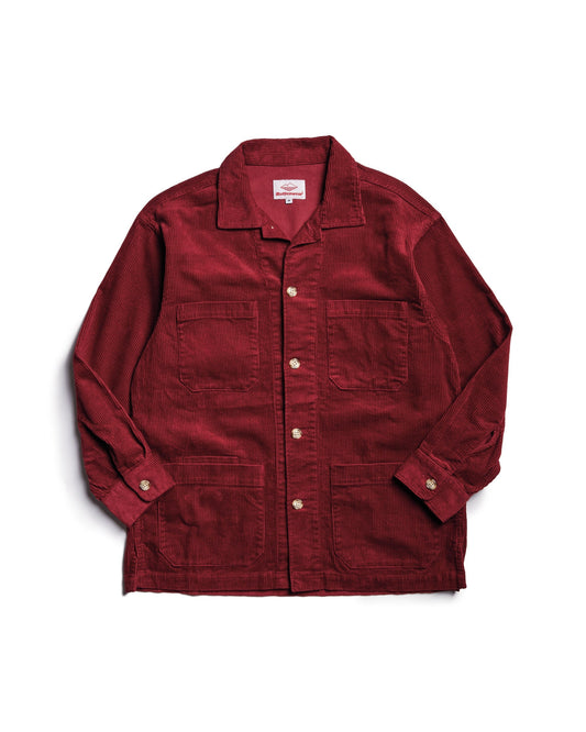 Canyon Shirt Jacket / Burgundy Corduroy
