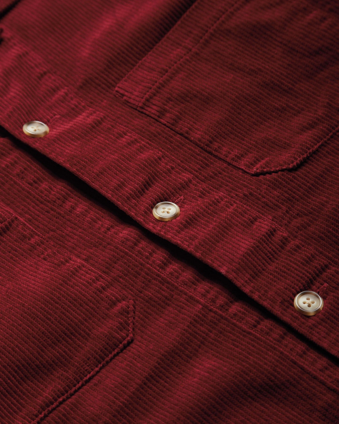Canyon Shirt Jacket / Burgundy Corduroy