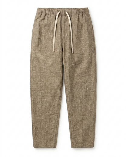 SS27 - Active Lazy Pants - Beige Chambray