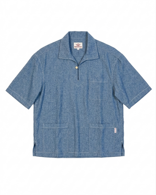 SS27 - Topanga Pullover - Blue Chambray