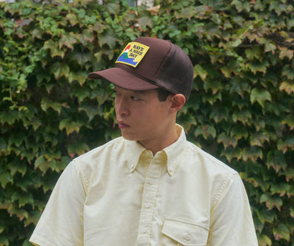H.A.N.D. Trucker Hat - Brown