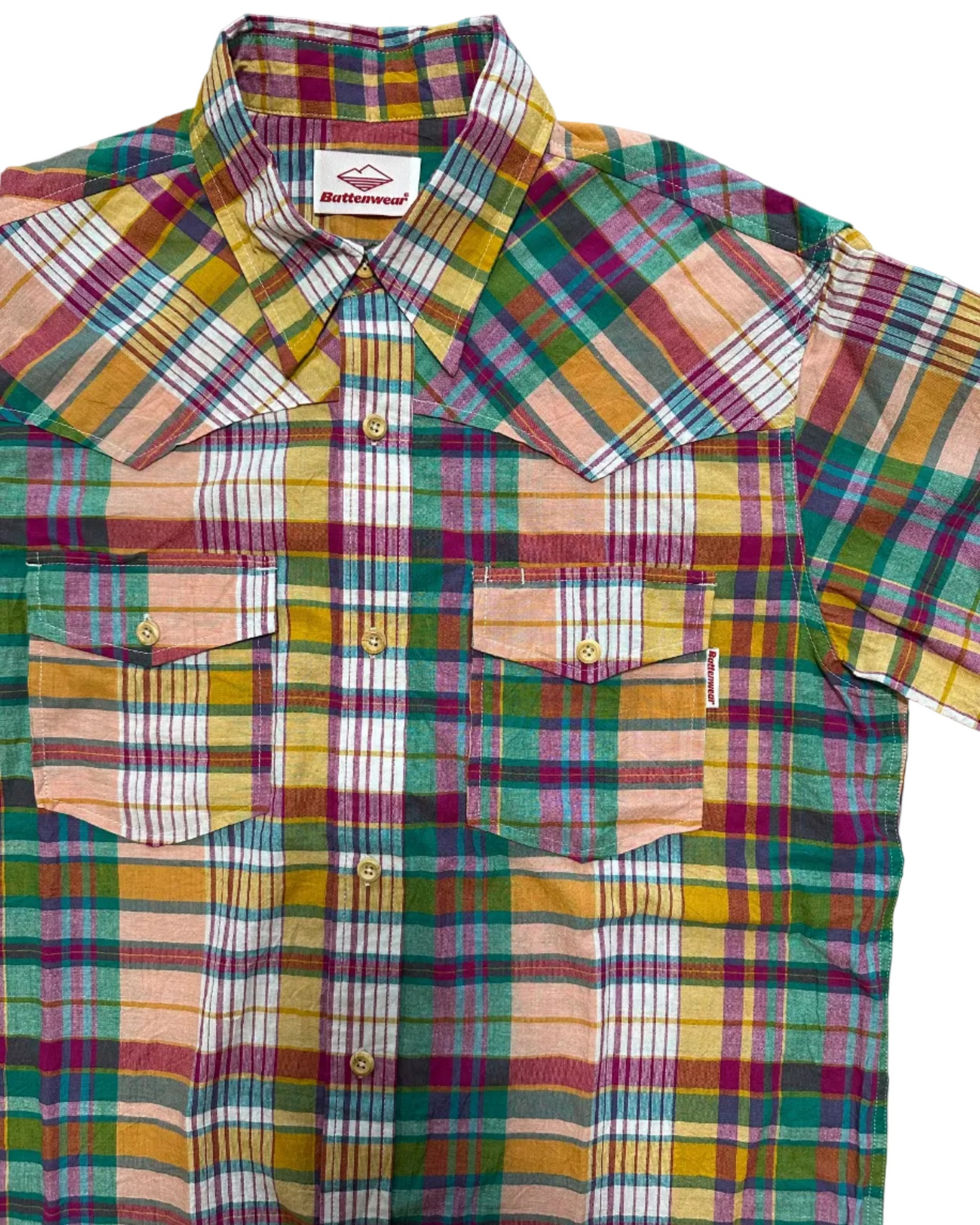 SS27 - Eastern Shirt - Pink Plaid