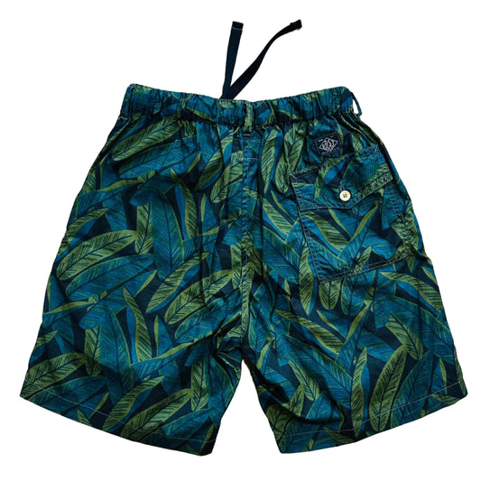 Battenwear x Post O'Alls T&C  Shorts - Black Banana Leaf
