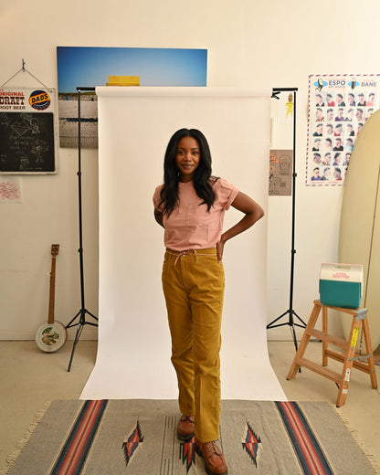 S/S Pocket Tee / Rose Cloud
