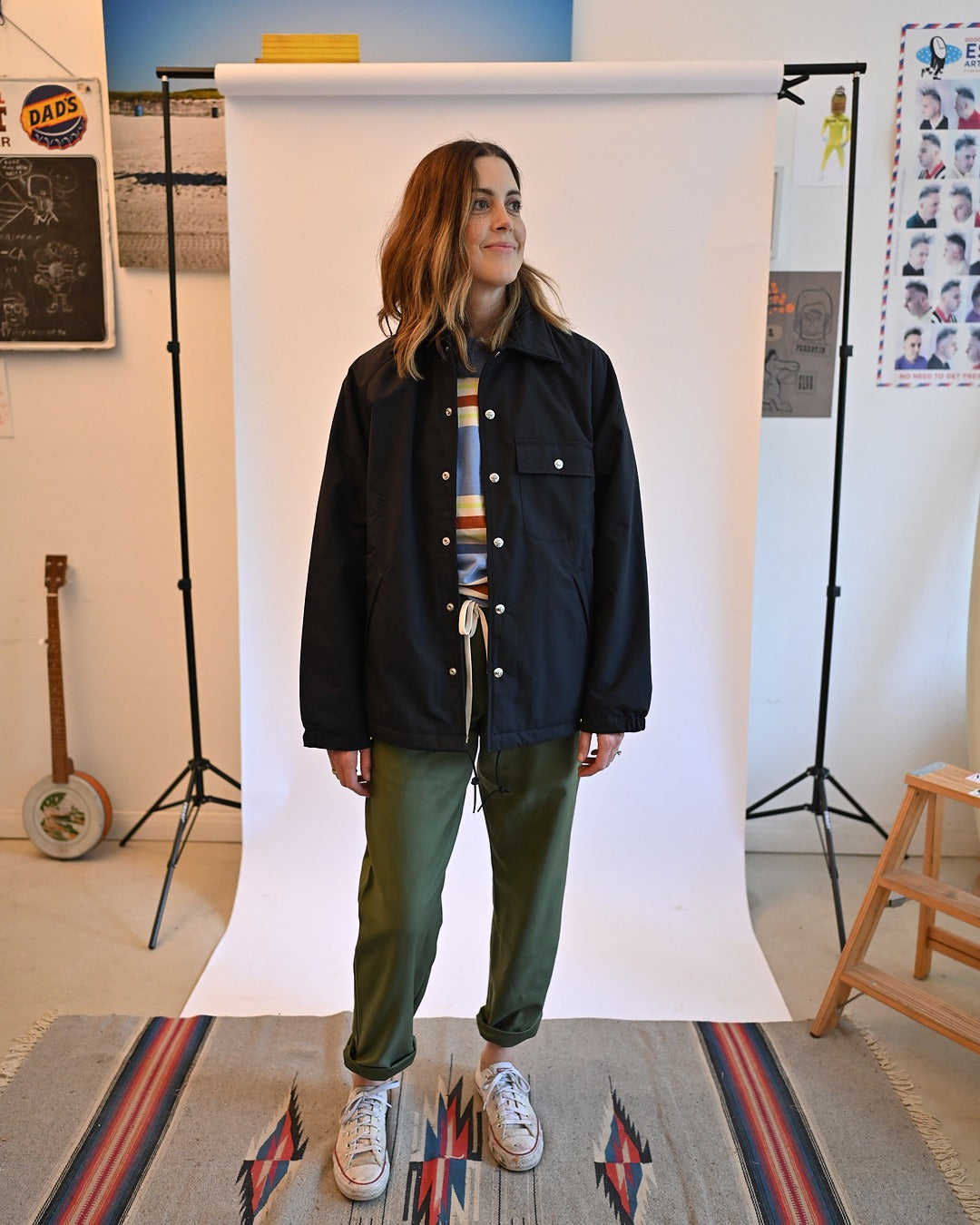 Active Lazy Pants / Washed Indigo