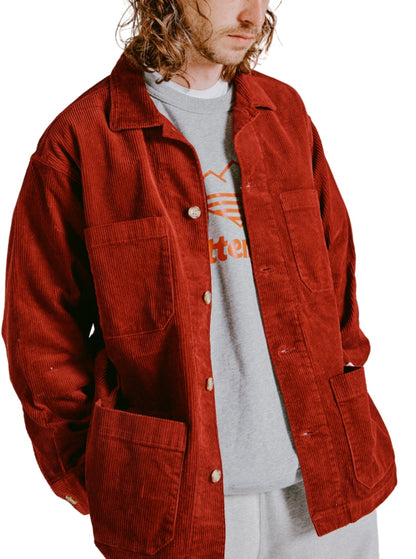 Canyon Shirt Jacket / Burgundy Corduroy