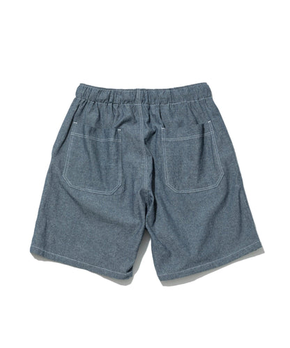 SS27 - Active Lazy Shorts - Beige Chambray