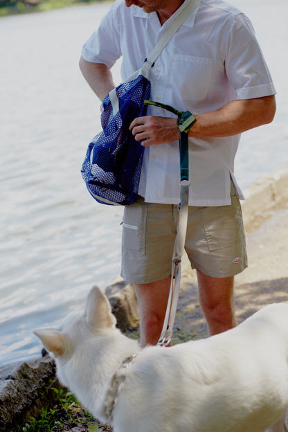 Mesh Tote / Black x Black