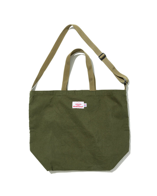 SS27 - Packable Tote - Olive Drab x Tan